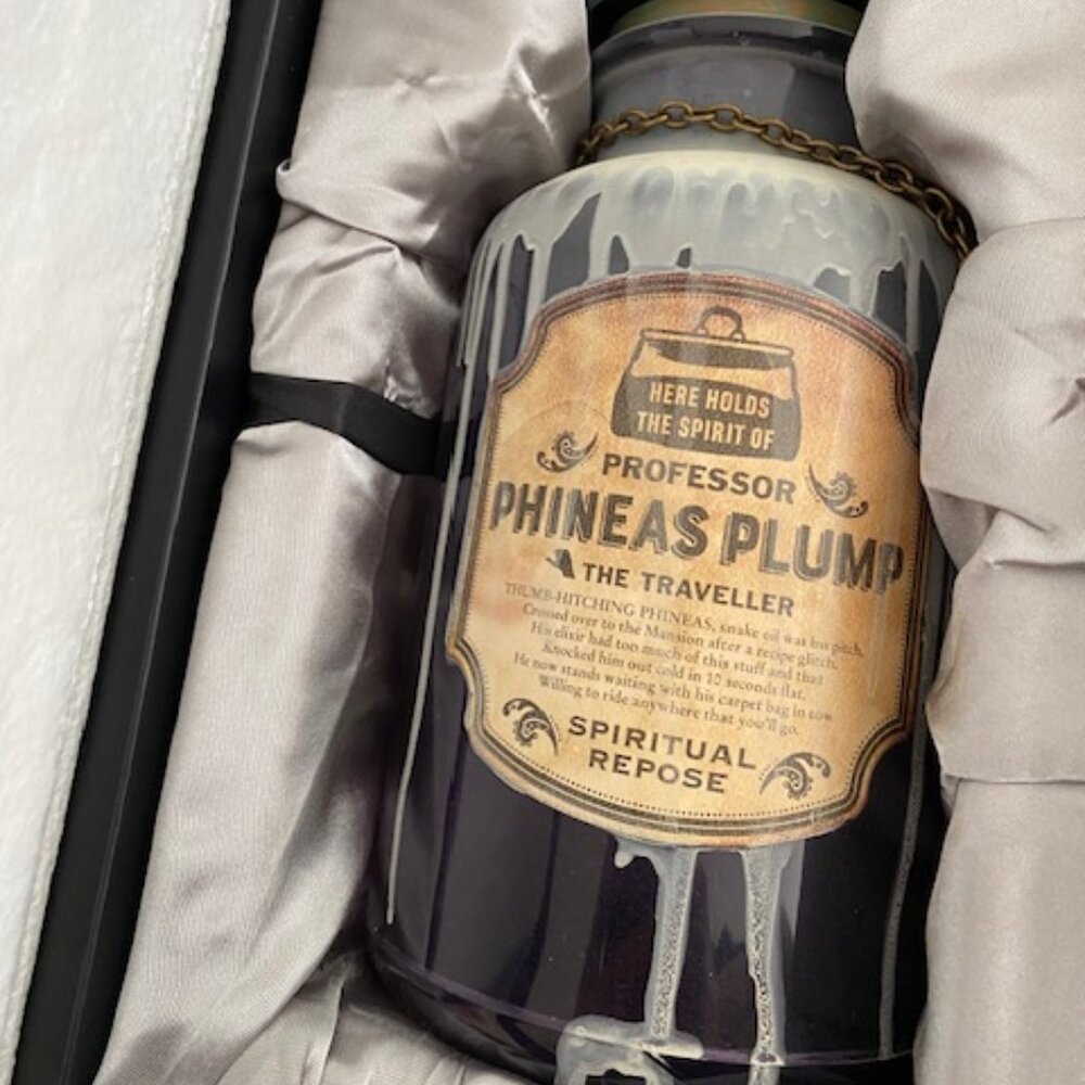 Haunted Mansion Host-A-Ghost Jar - Phineas Plump